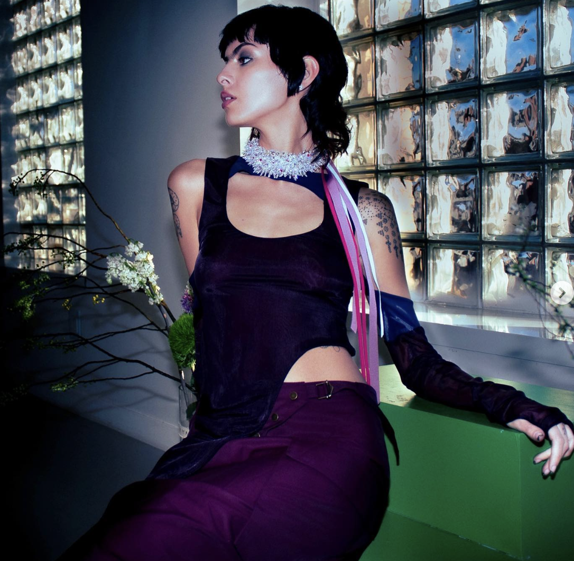 Model poses for Ayama